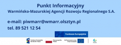 Punkt Informacyjny Warmińsko-Mazurskiej Agencji Rozwoju Regionalnego S.A. w Olsztynie