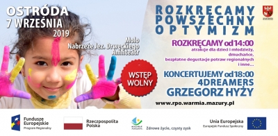 Rozkręcamy Powszechny Optymizm, Ostróda 7 września 2019 r.